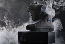 Load image into Gallery viewer, CALTO - S3423 - 2.4 Inches Taller (Grey) - Cap Toe High Top Zip-Up Sneaker Boots
