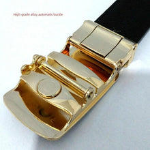 Load image into Gallery viewer, Men's Automatic Buckle Leather Belt - Leopard Sports Car Design
