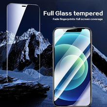 Load image into Gallery viewer, 4PCS Full Cover Protective Glass For iPhone 13 12 11 Pro Max Screen Protector For iPhone 6 7 8 Plus X XR Xs SE 2020 Mini Glass  Full Glue Big Curved Edge Flexible Tempered Glass for iPhone
