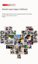Load image into Gallery viewer, Children's Bicycles for Boys Aged 3-10 Years Old Children Girls Children's Bicycles with Flashing Auxiliary Wheels
