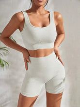 Load image into Gallery viewer, Women's Seamless Ribbed Yoga Set
