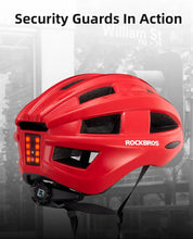 Load image into Gallery viewer, ROCKBROS Bicycle Light Helmet MTB Road USB Warning Rear Light Cycling Helmet EPS PC Intergrally-molded Safety Bike Helmet
