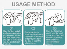 Load image into Gallery viewer, 50/150/300/600/1000 PCS dental floss sticks oral care tools
