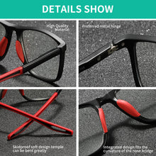 Load image into Gallery viewer, BARCUR Sports Style Anti-Blue Light Reading Glasses – Fashion Transparent PC Frame for Men and Women with Multiple Degrees Lightweight Rectangle Eyewear for Home Office and Daily Use
