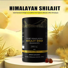 Load image into Gallery viewer, Pure Himalayan Shilajit Gummies, 3000 Mg Gold Grade Shilajit with Ashwagandha, Gokshura for Energy and Immune Support
