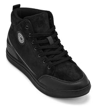 Load image into Gallery viewer, CALTO - S4130 - 2.6 Inches Taller (Onyx/Black Sole) - Corduroy Ankle Top Sneak-boot

