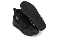 Load image into Gallery viewer, CALTO - S4130 - 2.6 Inches Taller (Onyx/Black Sole) - Corduroy Ankle Top Sneak-boot
