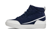 Load image into Gallery viewer, CALTO - S4132 - 2.6 Inches Taller (Navy Blue/White Sole) - Corduroy Ankle Top Sneak-boot
