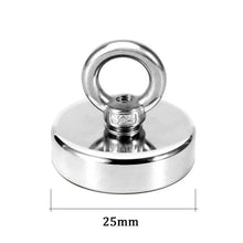Load image into Gallery viewer, Super Strong Neodymium Fishing Magnets Heavy Duty imanes Magnet with Countersunk Hole Eyebolt for Salvage Magnetic Fishing
