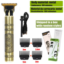 Load image into Gallery viewer, T9 Hair Clipper Repair Beard Shaving Body Hair Trimmer Clippers Electric Machine Men Haircut Machine 0mm Barber Shaver
