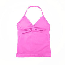 Load image into Gallery viewer, NCLAGEN Impact Longline Strappy Top Sports Yoga Vest Women's Fitness Tank Top Gym Beautiful Open Back Bra Running Workout Halter
