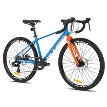 Load image into Gallery viewer, F, YUZE G240 7Speed Aluminum Disc Brake Bike Boy Girl Student Children Bicycle Teen Road bicicleta велосипед Handlebar 380mm
