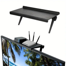 Load image into Gallery viewer, 1PC Hot Selling Computer and TV Screen Storage Rack Wireless Router Set-top Box Rack No Perforated Storage Bracket Divine Tool
