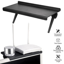 Load image into Gallery viewer, 1PC Hot Selling Computer and TV Screen Storage Rack Wireless Router Set-top Box Rack No Perforated Storage Bracket Divine Tool
