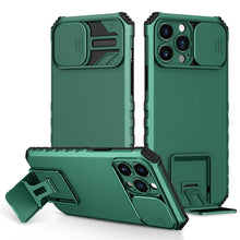 Load image into Gallery viewer, Unique Cover with Camera Protection Heavy Duty Shockproof Protective iPhone 13 Pro Case ShockProof Case For iPhone 13 12 11 Pro Slide Camera Protection Case Dual Layer Armor Case Back Cover

