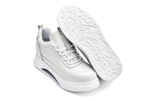 Load image into Gallery viewer, CALTO - S4926 - 3.2 Inches Taller (Bone/White Sole) - Chunky Elevated Platform Sneakers
