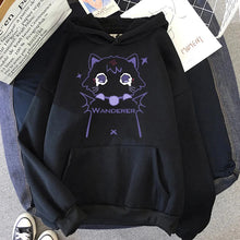 Load image into Gallery viewer, Genshin Impact Scaramouche Cat Hoodie
