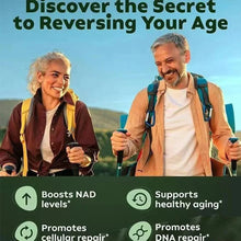 Load image into Gallery viewer, NAD+ Supplements for Anti-Aging Energy Focus and Nicotinamide Riboside Resveratrol
