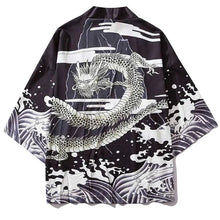 Load image into Gallery viewer, 🐉 Summer Japanese Style Anime Dragon Print Haori Yukata
