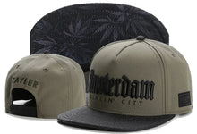 Load image into Gallery viewer, Skull Hand Snapback Hat – Flat Bill Adjustable Baseball Cap
