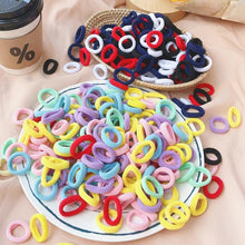 Load image into Gallery viewer, 20/50pcs Kids Elastic Hair Bands Girls Sweets Scrunchie Rubber Band for Children Hair Ties Clips Headband Baby Hair Accessories

