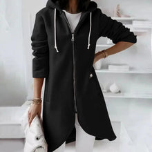 Load image into Gallery viewer, Oversized Zip-Up Streetwear Hoodie Women
