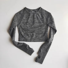 Load image into Gallery viewer, Seamless Yoga Crop Top for Women
