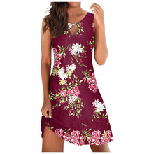 Load image into Gallery viewer, Dresses For Women Summer Plus Size Women Beach Dress Fashion Stripe Sleeveless Backless Camisole Vestidos En Oferta LiquidacióN
