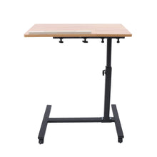 Load image into Gallery viewer, Adjustable Height Laptop Desk Rolling Cart Table Stand Movable Computer Table Sofa Side Tables
