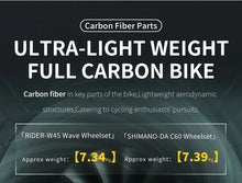 Load image into Gallery viewer, SAVA AEROX SLR8 Full Carbon Fiber Racing Grade Road Bike E-Shift Road Bike with SHIMAN0 ULTEGRA 8170 Di2 Kit UCI+CE Approved
