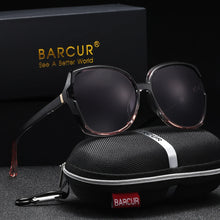 Load image into Gallery viewer, BARCUR Oversized Square Polarized Sunglasses for Women – Fashion Gradient Lens Summer Eyewear with UV400 Protection – Lightweight PC Comfortable Frame Trendy Street Style Shades for Summer Shopping Beach &amp; Travel
