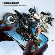 Load image into Gallery viewer, 4PCS Tempered Glass for iPhone 11 12 13 14 Pro XR X XS Max Screen Protector on for iPhone 12 Pro Max Mini 7 8 6 6S Plus SE Glass Tempered Glass Easy Frame Installation HD Ultra-Thin Screen Protector
