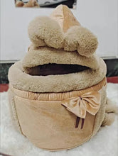 Load image into Gallery viewer, Outdoor Travel Chihuahua Puppy Dog Carrier Bacpack Winter Warm Pet Carrying Bags for Small Dogs Yorkshire Cat Nest mascotas Home
