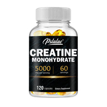 Load image into Gallery viewer, Creatine Monohydrate - Build Muscle, Improve Athletic Performance, Improve Energy Endurance and Promote Recovery - 120 Capsules
