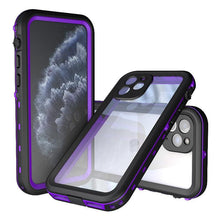 Load image into Gallery viewer, Waterproof Case For iPhone 14 13 12 11 Pro Max 14Plus 12Pro Durable Water Proof Cover Sport 360 Protect iPhone12 Mini  Waterproof Case for iPhone Drop Resistant Iphone Clear Back
