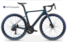 Load image into Gallery viewer, TWITTER 700X25C Carbon Road Bicycle Wireless Men's Hydraulic Disc Racing Bike With WheelTop EDS TX 24S Shifter 50mm Carbon Wheel
