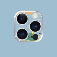 Load image into Gallery viewer, Cute Cartoon Camera Protector Case For iPhone 13 12 11 Pro Max Camera lens Cover Glass For iphone 12 13 mini Protection Sticker Aluminum Alloy Lens Protective Ring For Camera Protection
