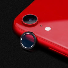 Load image into Gallery viewer, Camera Protection Ring with Metal Camera Protection Film For iPhone XR Metal Camera Protector Ring Circle Compatible with iPhone XR Aluminum Alloy Back Lens Protective Glass Cover
