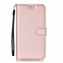 Load image into Gallery viewer, Solid Color Leather Wallet Case For iPhone 14 XS MAX 11 Pro 12 mini 13 Flip Cover Card Slot Mobile Phone Case  Wallet Mobile Phone Case Leather Flip Case Wallet Colorful Protective Case
