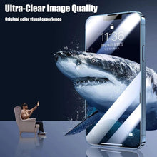 Load image into Gallery viewer, 4Pcs Full Cover Screen Protectors for IPhone 13 11 12 Pro Max Mini 13Pro 11Pro 14 PRO XS MAX X XR SE 6S 8 7 Plus Tempered Glass  Ultra Clear Tempered Glass Case Friendly Easy to Install Screen Protector
