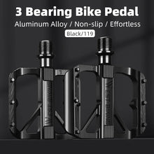 Load image into Gallery viewer, WEST BIKING Bicycle Pedals Sealed DU Bearing Nonslip Pedal Mountain Road Bike Cycling Alloy MTB Pedal Bicycle Accessories
