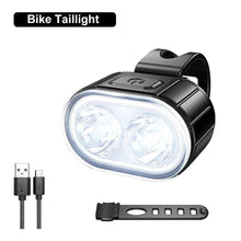 Load image into Gallery viewer, Cycling Bicycle Front Rear Light Set Bike USB Charge Headlight Light MTB Waterproof Taillight LED Lantern Bicycle Accessories
