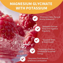 Load image into Gallery viewer, Magnesium Glycinate Gummies - Calm, Relieves Stress, Promotes Sleep, Support Memory, Concentration &amp; Muscle Spasms - 120pcs
