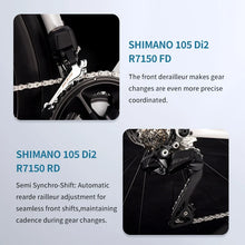 Load image into Gallery viewer, SAVA 2025NEW HAWKEYE SLR7 Carbon Fiber Road Bike with Shimano 105 DI2 R7170 Component Hydraulic Discs, Complete Adult Racing Set
