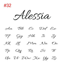 Load image into Gallery viewer, Custom Name Bangle for Women Stainless Steel Personalized Letter Adjustable Big Bangle Jewelry Girlfriend Gift Pulseira Feminina
