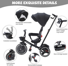 Load image into Gallery viewer, Ubravoo Baby Stroller Tricycle Ride Bike , 5-in-1, Adjustable Canopy, Sitting &amp; Lying,Celerity Disassembly &amp; Assembly,1-5 Years
