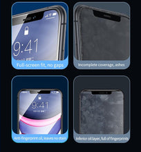 Load image into Gallery viewer, 80D Full Protective Glass For iphone 6 7 8 Plus X Xr Xs Max SE Tempered Screen Protector iPhone 11 12 13 Pro Max Mini Glass Film  Screen Protector with Full-Coverage, Easy Installation Frame
