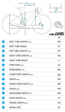 Load image into Gallery viewer, F, YUZE G240 7Speed Aluminum Disc Brake Bike Boy Girl Student Children Bicycle Teen Road bicicleta велосипед Handlebar 380mm
