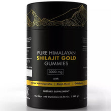 Load image into Gallery viewer, Pure Himalayan Shilajit Gummies, 3000 Mg Gold Grade Shilajit with Ashwagandha, Gokshura for Energy and Immune Support
