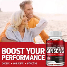 Load image into Gallery viewer, Korean Red Panax Ginseng Capsules - Increases Energy, Mood, Stamina &amp; Performance Supports Mental Health
